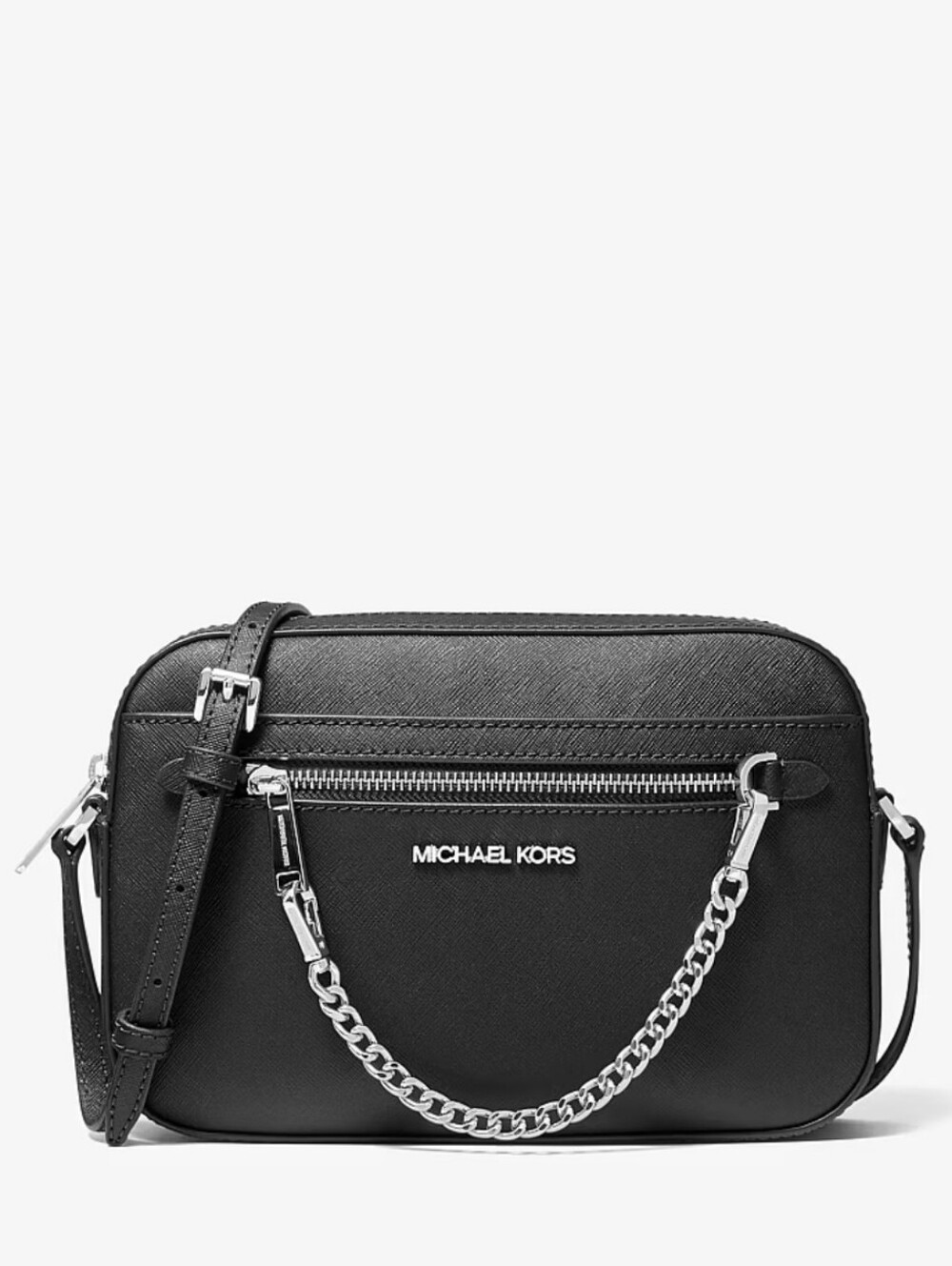 Michael Kors Jet Set Large Saffiano Leather Crossbody Bag